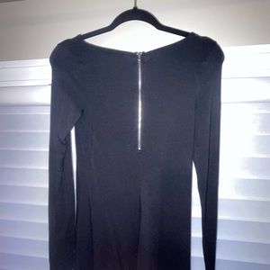 Black long sleeve dress